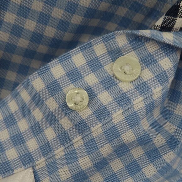 Brooks Brothers Medium Multicolor Colorblock Gingham Long Sleeve Button Shirt - Picture 12 of 14